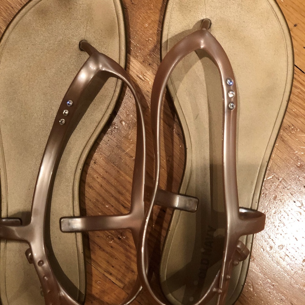 Rose Gold Sandals - Picture 2 of 4